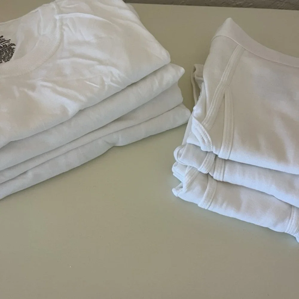 Hanes Tagless Underwear Men's‎ XL Comfort Cotton Flex 3 Briefs/4 T-shirts NEW